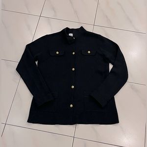 Vintage Black Jacket with gold buttons - Medium - from Bloomingdales